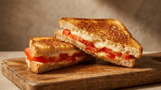 Grilled Cheese with Tomato.