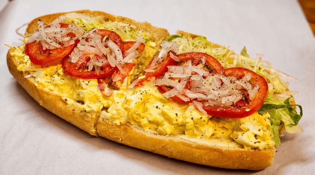 Egg Salad Hoagie.