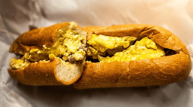 Steak, Egg & Cheese.