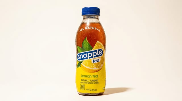 Snapple Lemon Tea.