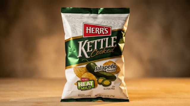 Herr's Jalapeno Kettle Cooked.