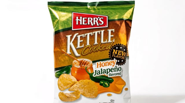 Herr's Honey Jalapeno Kettle Cooked.