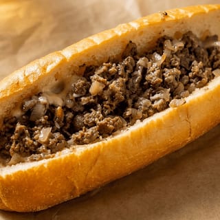 Cheesesteak with Fried Onions