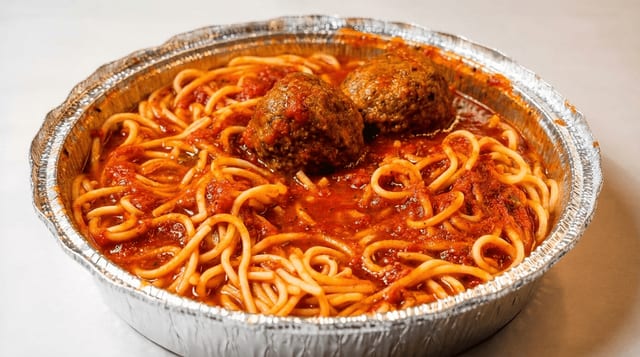 Spaghetti with Meatball.